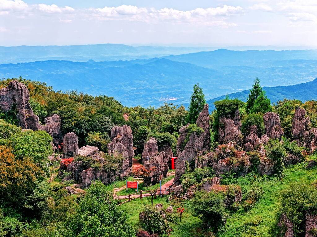 华蓥山石林景区。熊桂伟 摄